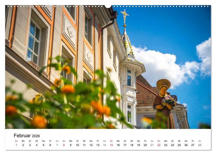 Produktbild: Villingen-Schwenningen - Impressionen einer Stadt (hochwertiger Premium Wandkalender 2026 DIN A2 quer), Kunstdruck in Hochglanz