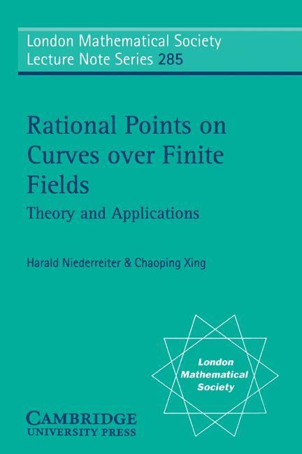 Produktbild: Rational Points on Curves Over Finite Fields