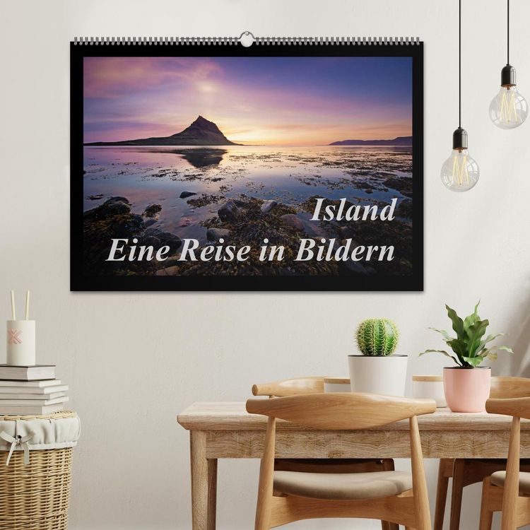 Produktbild: Island - Eine Reise in Bildern (Wandkalender 2026 DIN A2 quer), CALVENDO Monatskalender