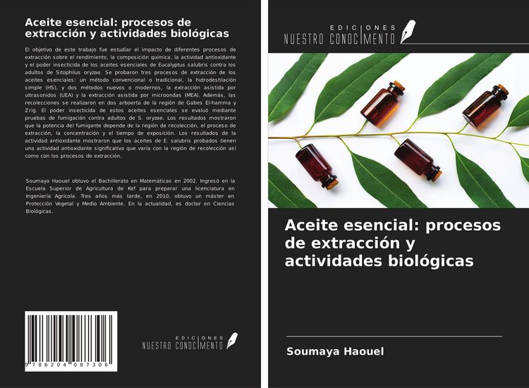Produktbild: Aceite esencial: procesos de extracci&oacute;n y actividades biol&oacute;gicas