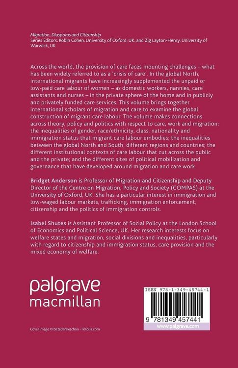 Produktbild: Migration and Care Labour