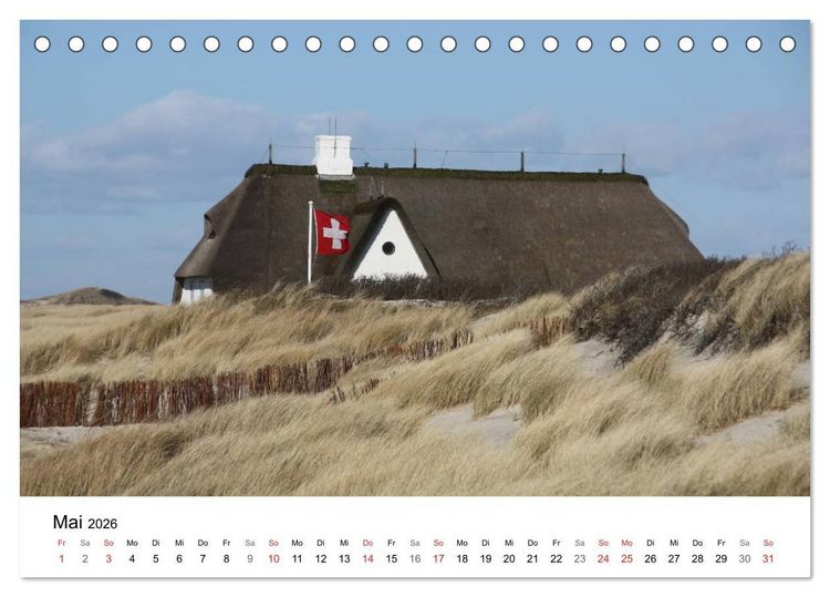 Produktbild: Friesenh&auml;user (Tischkalender 2026 DIN A5 quer), CALVENDO Monatskalender
