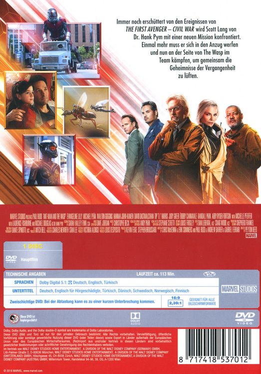Produktbild: Ant-Man and the Wasp