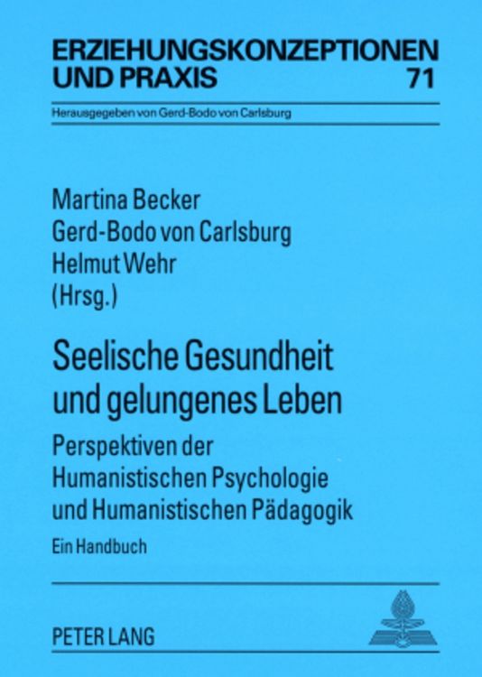 Produktbild: Seelische Gesundheit und gelungenes Leben