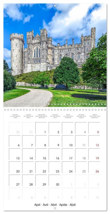 Produktbild: South England - Impressions from south western counties (Wall Calendar 2026 12 &times; 12 Inch) CALVENDO 12 Month Wall Calendar