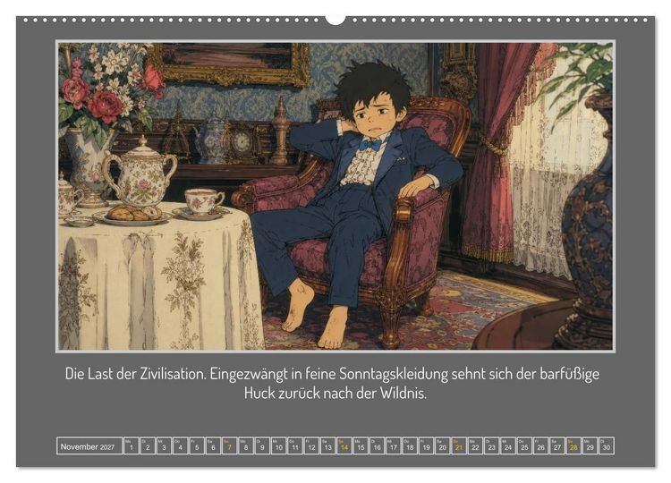 Produktbild: Die Freiheit am Mississippi (hochwertiger Premium Wandkalender 2027 DIN A2 quer), Kunstdruck in Hochglanz