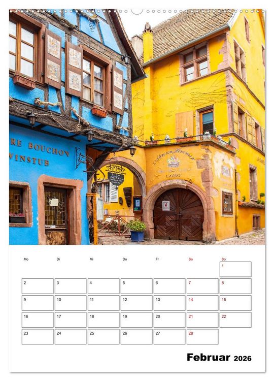 Produktbild: Elsass - Impressionen (hochwertiger Premium Wandkalender 2026 DIN A2 hoch), Kunstdruck in Hochglanz