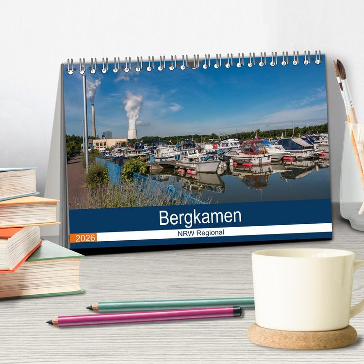 Produktbild: Bergkamen NRW Regional (Tischkalender 2026 DIN A5 quer), CALVENDO Monatskalender