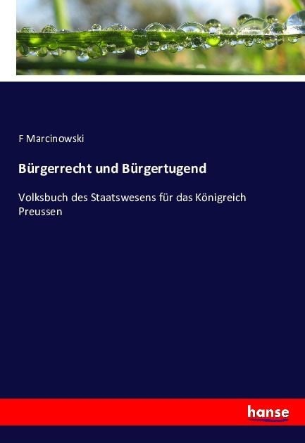 Produktbild: B&uuml;rgerrecht und B&uuml;rgertugend