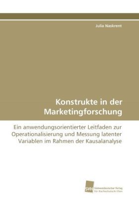 Produktbild: Naskrent, J: Konstrukte in der Marketingforschung