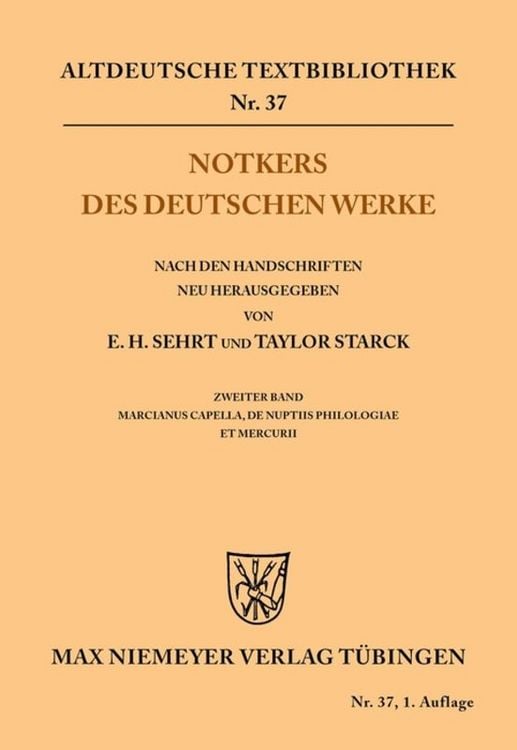 Produktbild: Notkers des Deutschen Werke