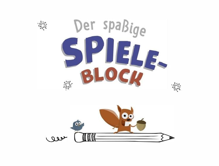 Produktbild: Der spa&szlig;ige Spieleblock