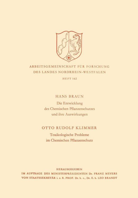 Produktbild: Die Entwicklung des Chemischen Pflanzenschutzes und ihre Auswirkungen / Toxikologische Probleme im Pflanzenschutz