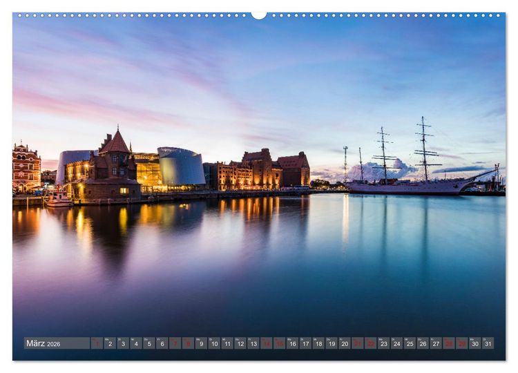Produktbild: OSTSEEK&Uuml;STE Sehnsuchtsorte in Mecklenburg-Vorpommern (hochwertiger Premium Wandkalender 2026 DIN A2 quer), Kunstdruck in Hochglanz