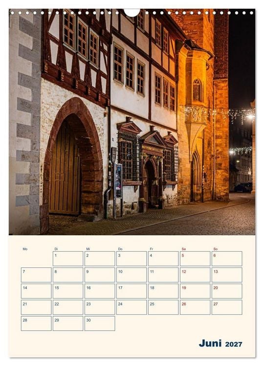Produktbild: Zauberhaftes Erfurt (Wandkalender 2027 DIN A3 hoch), CALVENDO Monatskalender