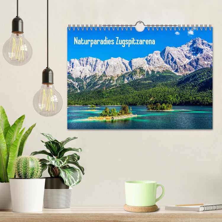 Produktbild: Naturparadies Zugspitzarena (Wandkalender 2026 DIN A4 quer), CALVENDO Monatskalender
