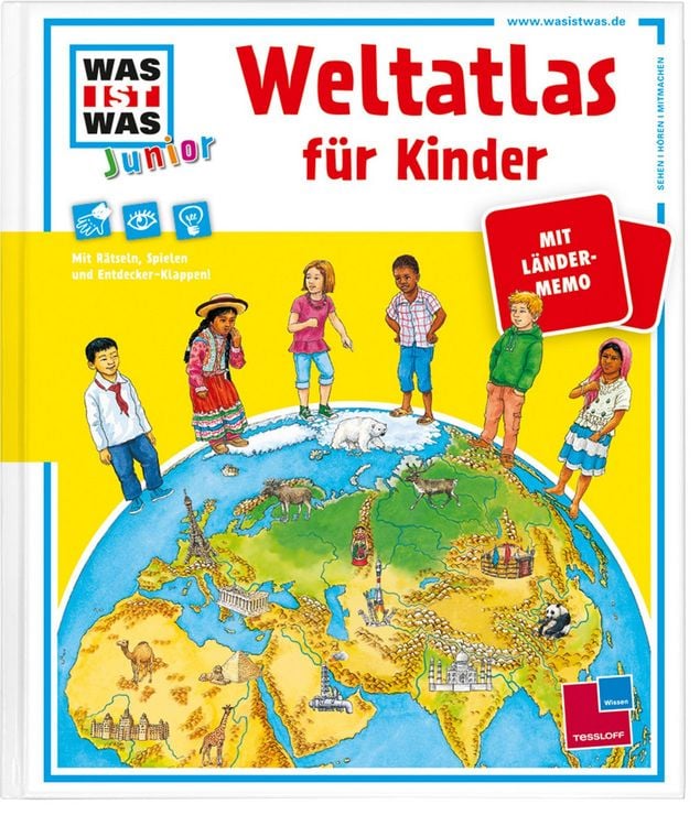 Produktbild: Junior Weltatlas f&uuml;r Kinder
