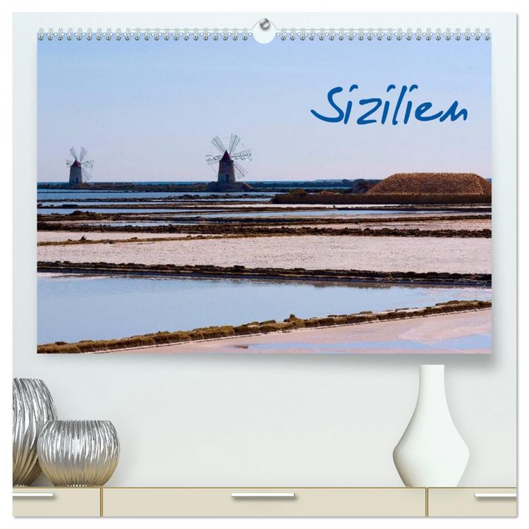 Produktbild: Sizilien (hochwertiger Premium Wandkalender 2026 DIN A2 quer), Kunstdruck in Hochglanz