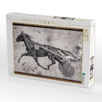 Produktbild: CALVENDO Puzzle Sulky | 1000 Teile Lege-Gr&ouml;&szlig;e 64x48cm Foto-Puzzle f&uuml;r gl&uuml;ckliche Stunden