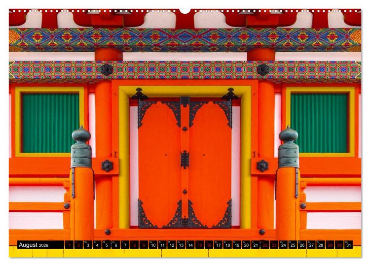 Produktbild: Kyotos Tempel - Bilder aus Japan (hochwertiger Premium Wandkalender 2026 DIN A2 quer), Kunstdruck in Hochglanz