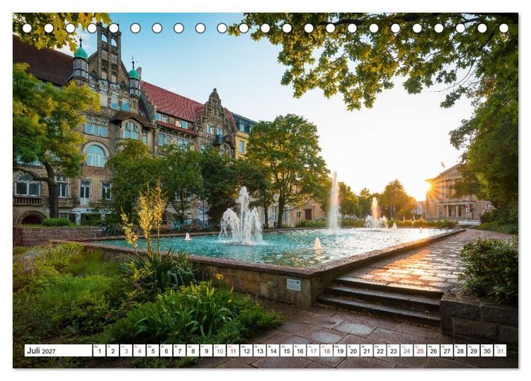 Produktbild: Halle-Saale - Die sch&ouml;nsten Ansichten (Tischkalender 2027 DIN A5 quer), CALVENDO Monatskalender