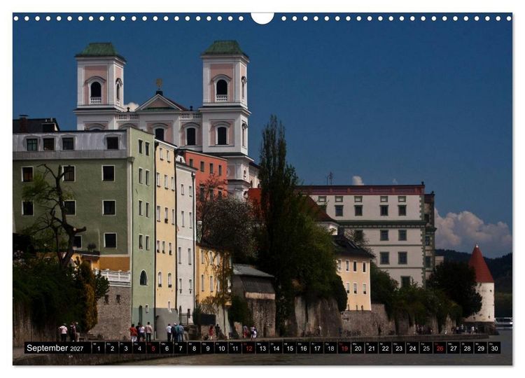 Produktbild: Pittoreskes Passau (Wandkalender 2027 DIN A3 quer), CALVENDO Monatskalender