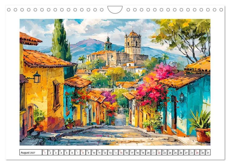 Produktbild: Magisches Mexiko. Leuchtende Impressionen (Wandkalender 2027 DIN A4 quer), CALVENDO Monatskalender