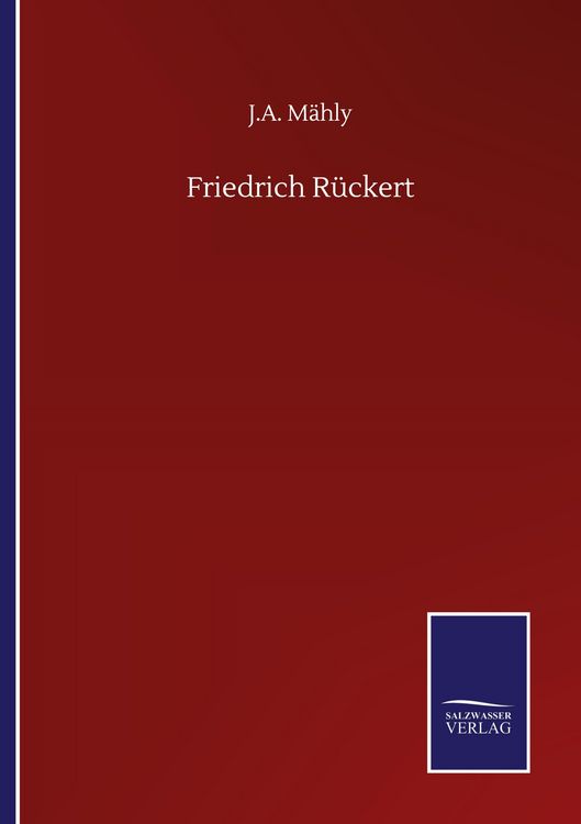 Produktbild: Friedrich R&uuml;ckert