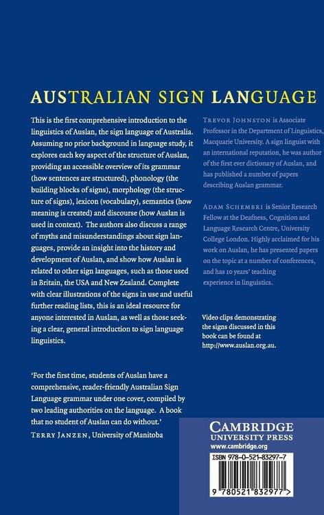 Produktbild: Australian Sign Language (Auslan)