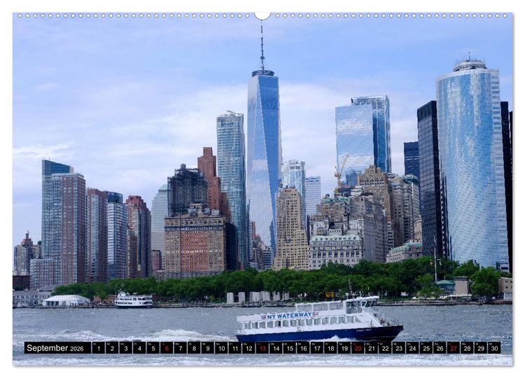 Produktbild: New York - 4 Tage unterwegs im Big Apple (hochwertiger Premium Wandkalender 2026 DIN A2 quer), Kunstdruck in Hochglanz