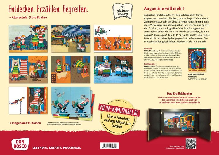 Produktbild: Die dumme Augustine. Kamishibai Bildkartenset
