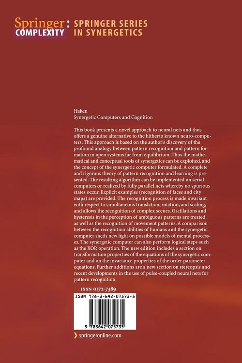 Produktbild: Synergetic Computers and Cognition