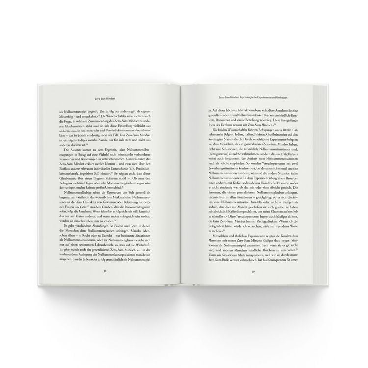 Produktbild: Zero Sum Mindset