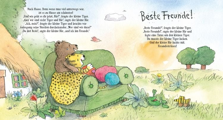 Produktbild: Nach einer Figurenwelt von Janosch. Als der Bär einmal traurig war (und plötzlich so viel lachen musste)