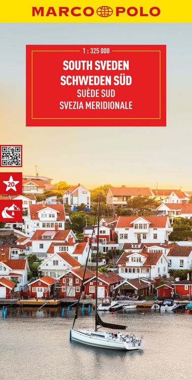 Produktbild: MARCO POLO Reisekarte Schweden S&uuml;d 1:325.000