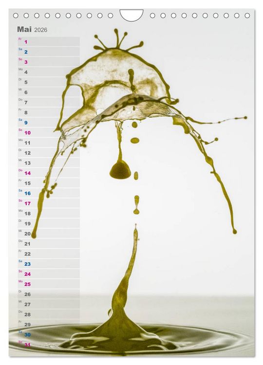 Produktbild: Farbenfreudig (Wandkalender 2026 DIN A4 hoch), CALVENDO Monatskalender