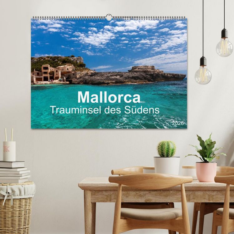 Produktbild: Mallorca - Trauminsel des S&uuml;dens (Wandkalender 2026 DIN A2 quer), CALVENDO Monatskalender