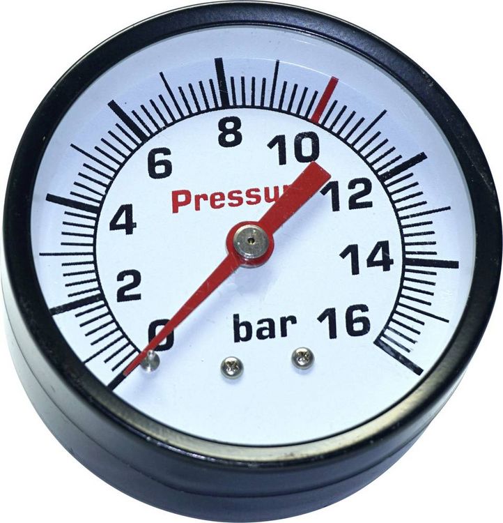 Produktbild: Aerotec Manometer 9052071 Anschluss (Manometer): R&uuml;ckseite Au&szlig;engewinde 1/4\" 1St.