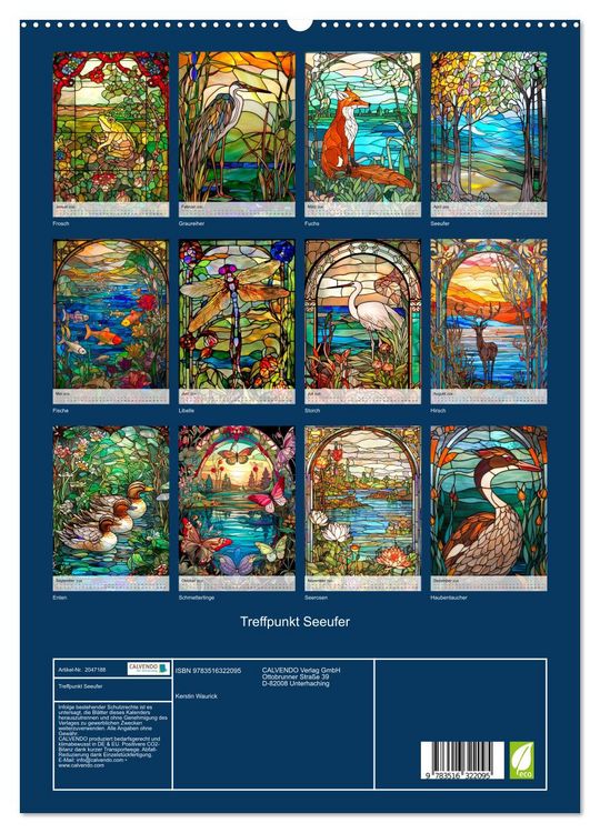Produktbild: Treffpunkt Seeufer (hochwertiger Premium Wandkalender 2026 DIN A2 hoch), Kunstdruck in Hochglanz
