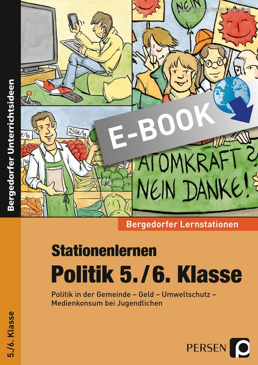 Produktbild: Stationenlernen Politik 5./6. Klasse