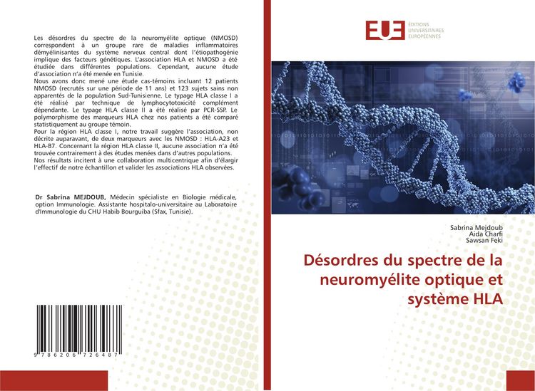 Produktbild: D&eacute;sordres du spectre de la neuromy&eacute;lite optique et syst&egrave;me HLA