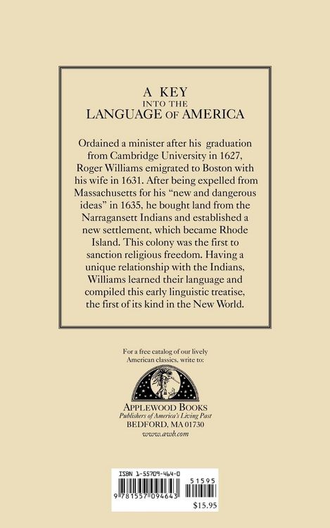Produktbild: A Key into the Language of America