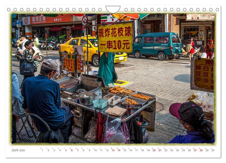Produktbild: Taipeh, Hauptstadt von Taiwan (Wandkalender 2026 DIN A4 quer), CALVENDO Monatskalender