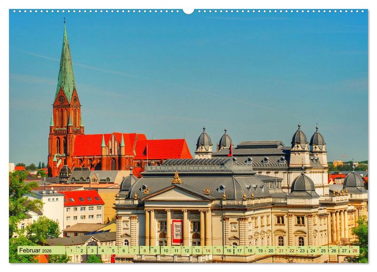 Produktbild: Schwerin - Welterbe (Wandkalender 2026 DIN A2 quer), CALVENDO Monatskalender