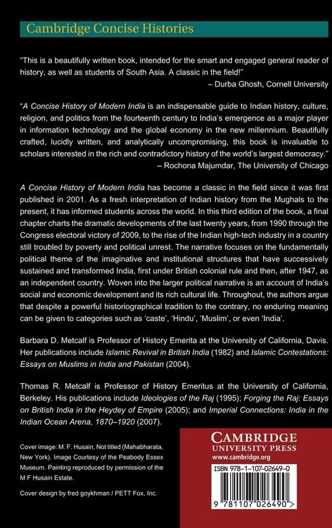 Produktbild: A Concise History of Modern India