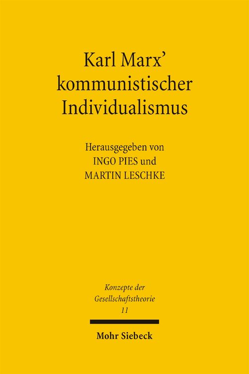 Produktbild: Karl Marx' kommunistischer Individualismus