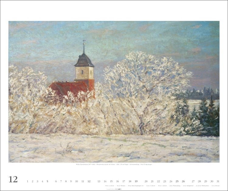 Produktbild: Worpsweder Landschaften Kalender 2027