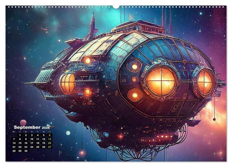 Produktbild: Lost Places im Orbit (hochwertiger Premium Wandkalender 2026 DIN A2 quer), Kunstdruck in Hochglanz