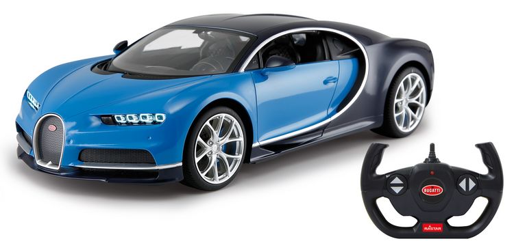 Produktbild: Jamara Bugatti Chiron 1:14 blau 40MHz