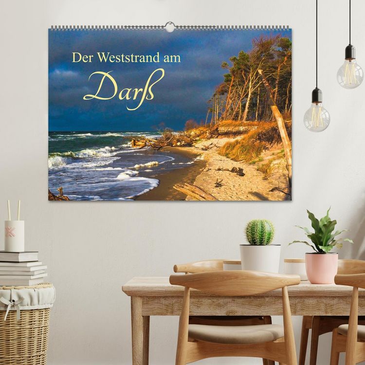 Produktbild: Der Weststrand am Dar&szlig; (Wandkalender 2026 DIN A2 quer), CALVENDO Monatskalender